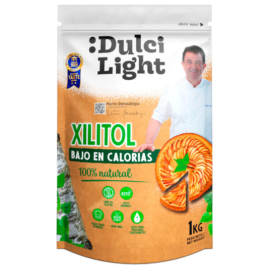 Dulcilight Xilitol 1 kg – Endulzante natural de abedul finlandés 🍃