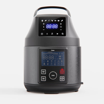 Olla a presión programable y freidora de aire 9 en 1 Foodie Pot – Robot de cocina rápido y fácil Cloen