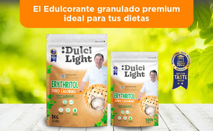 Dulcilight Eritritol 1 kg – Cero calorías, sabor natural 😋