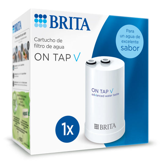 Filtro de agua Brita On Tap V – De 1 a 4 unidades, hasta 600L, compatible Brita On Tap