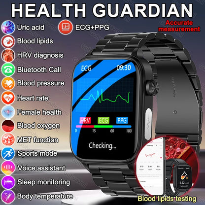El reloj que lo revisa TODO: smartwatch salud 24/7 con lípidos, ácido úrico y ECG 🧠⌚