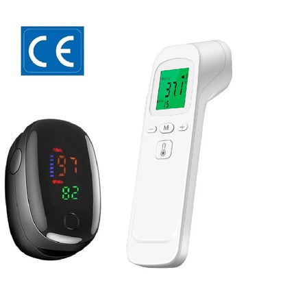 Termómetro Infrarrojo sin Contacto para Frente y Oído – Digital Médico para Bebés y Adultos