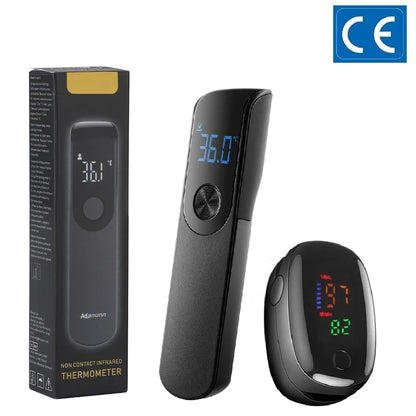 Termómetro Infrarrojo sin Contacto para Frente y Oído – Digital Médico para Bebés y Adultos