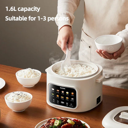 Olla Arrocera Eléctrica 2,4L  – Multicooker Compacto para 1–2 Personas, Antiadherente y 220V