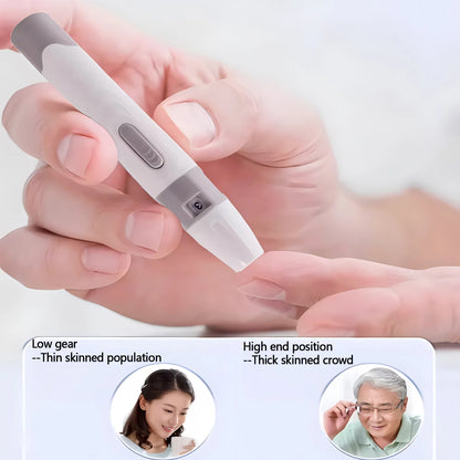 Kit medidor de glucosa en sangre – Glucómetro con 50 tiras y 50 lancetas para control de la diabetes