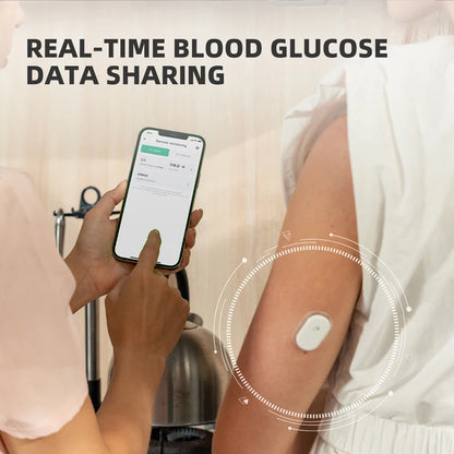 Monitor Continuo de Glucosa Sibionics CGM con Bluetooth – Sensor de Azúcar en Sangre Libre