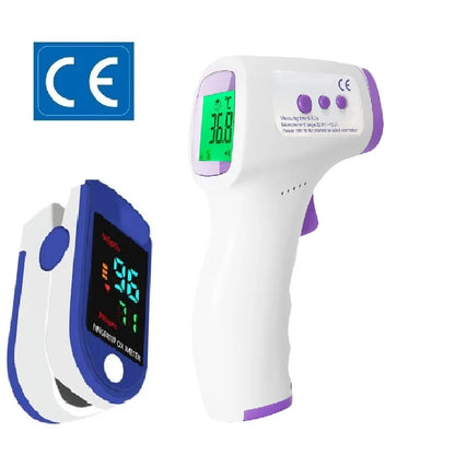 Termómetro Infrarrojo sin Contacto para Frente y Oído – Digital Médico para Bebés y Adultos