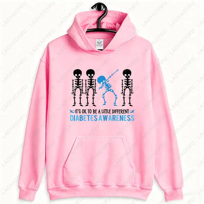 Sudadera Halloween “Type 1 of a Kind” – Esqueleto diabético tipo 1, divertida y original unisex