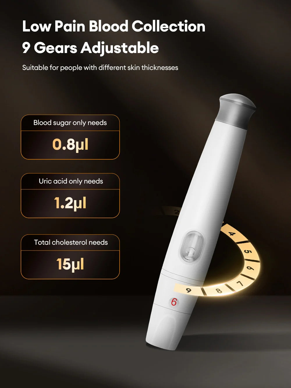 Cofoe Medidor 3 en 1 – Monitor de Glucosa, Ácido Úrico y Colesterol con Precisión Médica