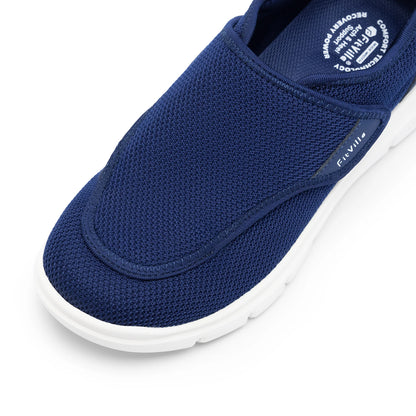 Zapatillas FitVille extra anchas para hombre mayor – Ortopédicas, pies hinchados y alivio del dolor al caminar