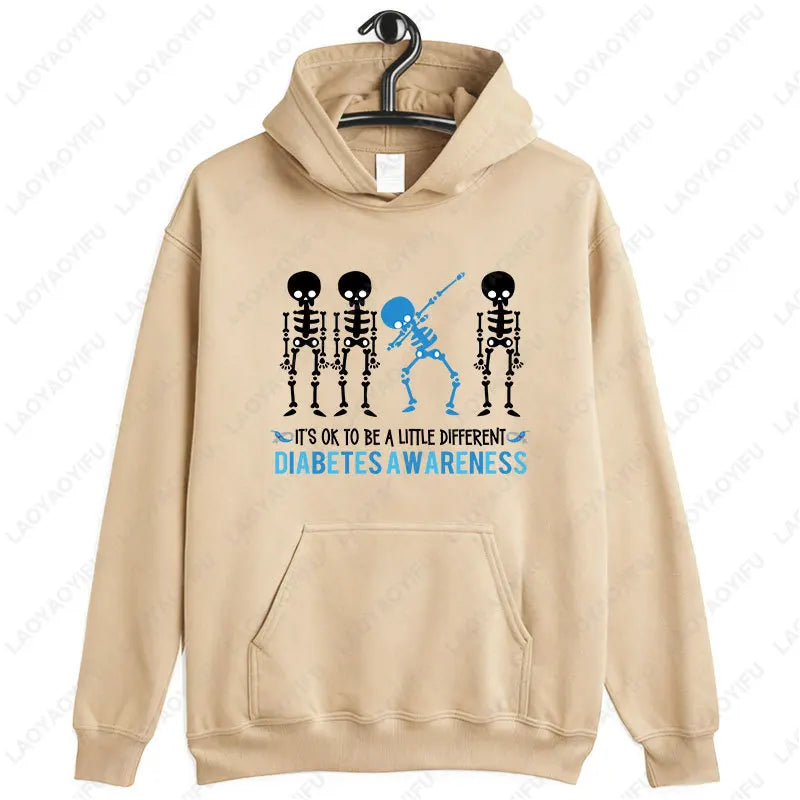 Sudadera Halloween “Type 1 of a Kind” – Esqueleto diabético tipo 1, divertida y original unisex