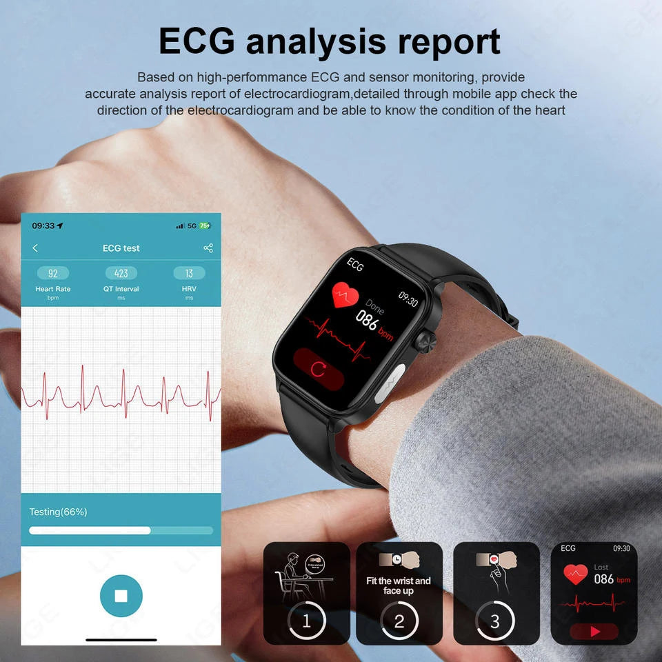 El reloj que lo revisa TODO: smartwatch salud 24/7 con lípidos, ácido úrico y ECG 🧠⌚