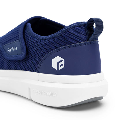 Zapatillas FitVille extra anchas para hombre mayor – Ortopédicas, pies hinchados y alivio del dolor al caminar