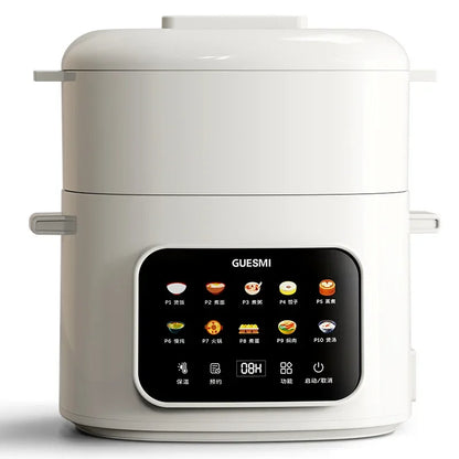 Olla Arrocera Eléctrica 2,4L  – Multicooker Compacto para 1–2 Personas, Antiadherente y 220V