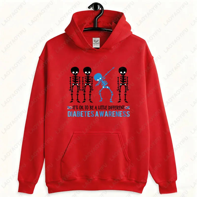 Sudadera Halloween “Type 1 of a Kind” – Esqueleto diabético tipo 1, divertida y original unisex