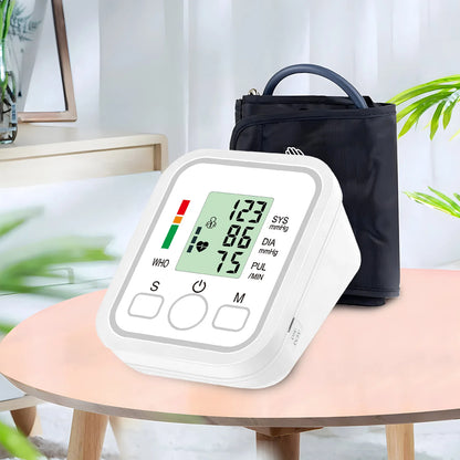 Tensiómetro digital de brazo – Monitor automático de presión arterial y pulso