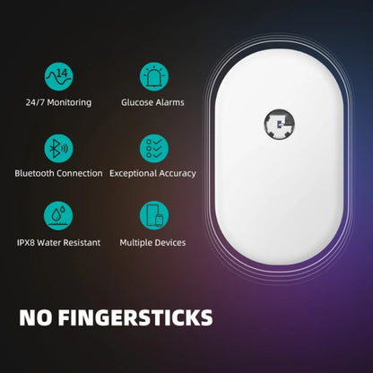 Monitor Continuo de Glucosa Sibionics CGM con Bluetooth – Sensor de Azúcar en Sangre Libre